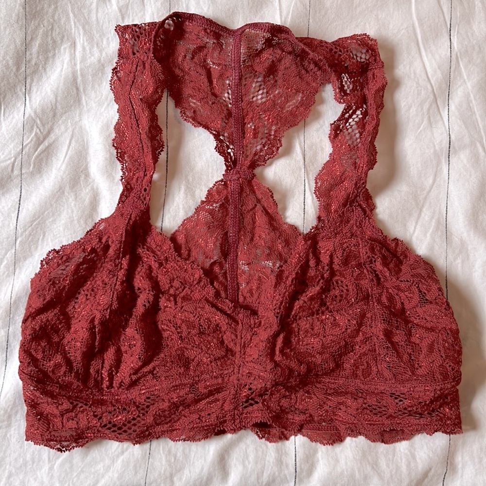 Express Lace Bralette - NWOT - Rust
